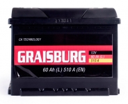 Аккумулятор автомобильный Graisburg 6СТ-60 о.п.