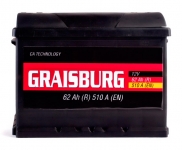 Аккумулятор автомобильный Graisburg 6СТ-62 о.п.