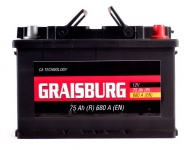 Аккумулятор автомобильный Graisburg 6СТ-75 о.п.