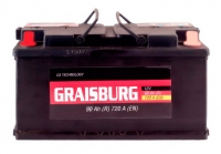 Аккумулятор автомобильный Graisburg 6СТ-90 п.п.